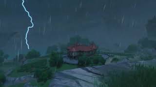 Dawn Winery Theme  Soft Rain 1 hour [upl. by Lunn]