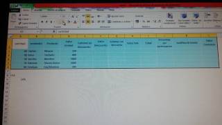 Subtotal con descuento y sin descuento en Microsoft Excel [upl. by Aihsenad]