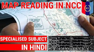 Map Reading in NCC  Full Chapter  Specialized Subject  In Hindi [upl. by Arok131]