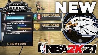 NBA 2K21 UPDATED BADGE GLITCH AFTER PATCH 10 MAX BADGE GLITCH IN CURRENT GEN amp NEXT GEN 2K21 [upl. by Atrice]