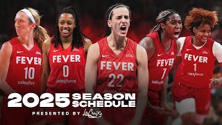 Indiana Fever 2025 WNBA Schedule Reveal MustSee Games [upl. by Walkling851]