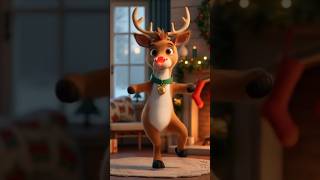 Rudolph the Reindeer Dance 🦌😂 dance petdance rudolph marrychristmas christmas2024 [upl. by Jenine19]