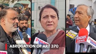 NC MLAs Blames PDP For Abrogation of Art 370 Tarigami Says Its Restoration Important [upl. by Anerom407]