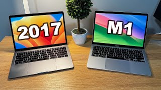 Macbook Pro 2017 VS Macbook Air M1  Worth upgrading [upl. by Yemirej690]