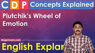 Plutchiks Wheel of Emotion  CDP Concepts  English Explanation [upl. by Nellek]