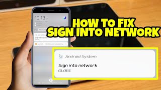 HOW TO FIX ANDROID SYSTEM SIGN INTO NETWORK [upl. by Clevie]