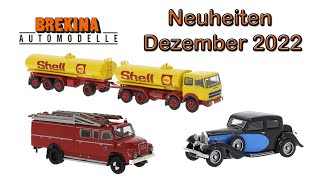 🚙💨 Brekina Modellauto Neuheiten Dezember 2022 [upl. by Cleavland897]