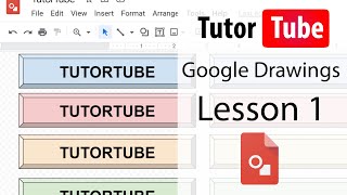 Google Drawings Tutorial  Lesson 1  Accessing and Creating New Drawing [upl. by Nessnaj]