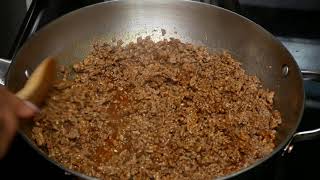 The Easiest GROUND BEEF BURRITOS with Homemade Taco Seasoning  So Delicious [upl. by Fatma653]