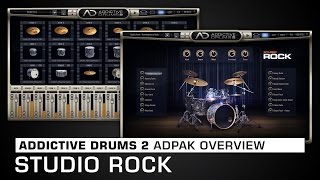 Addictive Drums 2 ADpak Overview Studio Rock [upl. by Nage]