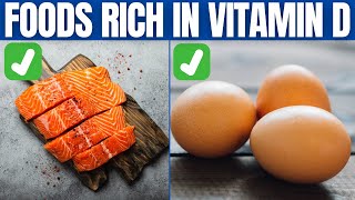 FOODS RICH IN VITAMIN D  17 Foods That Are High in Vitamin D [upl. by Ecad]