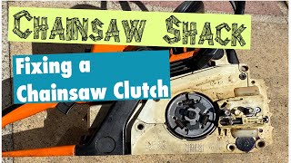 Fixing a Chainsaw Clutch [upl. by Notyard945]