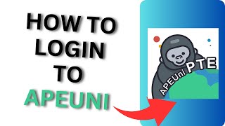 How to Login to APEUni [upl. by Tamra63]