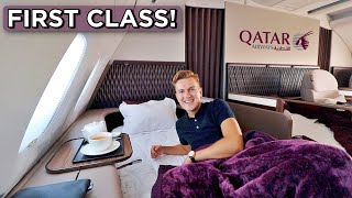 Qatar Airways A380 First Class Review  FINALLY [upl. by Geri310]