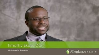 Meet Orthopaedic Surgeon Timothy Ekpo DO [upl. by Oran]