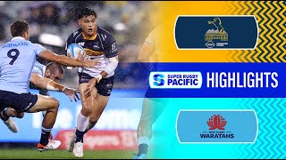 HIGHLIGHTS  BRUMBIES v WARATAHS  Super Rugby Pacific 2024  Round 7 [upl. by Tonkin]