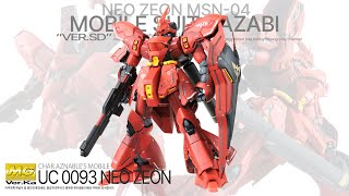 GUNDAM ASMR  Sazabi verka  MG  Gundam Build  Gundam UC  Gunpla [upl. by Nerval]