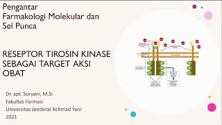 Reseptor Tirosin Kinase RTK  Receptor Tyrosine Kinase [upl. by Suellen]