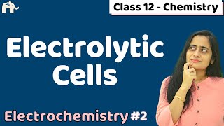 Electrochemistry Class 12 2 Electrolytic cells  CBSE NEET JEE  One Shot  Chapter 3 [upl. by Felipe872]