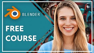 Free Blender Course for Beginners 3D Design Tutorial [upl. by Daenis946]