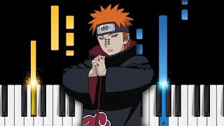 Naruto Shippuden  Girei Pains Theme  EASY Piano Tutorial [upl. by Notlim]