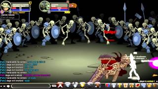 AQWorlds  UltraTibicenas 1hit KILL [upl. by Golda406]