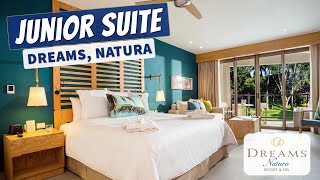 Junior Suite Tropical View  Dreams Natura Resort amp Spa  Full Walkthrough Tour amp Review  4K [upl. by Tatia]