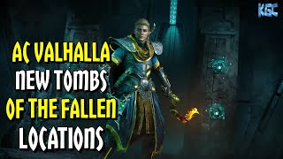 AC Valhalla PATCH 161  NEW TOMBS OF THE FALLEN LOCATIONS [upl. by Airekal807]