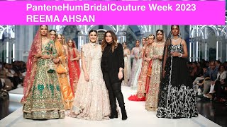 Top Pakistani Designers Bridal Dresses 2023REEMA AHSAN Collection HBCW23 PHBCW ReemaAhsan BCW23 [upl. by Nywnorb]