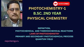 photochemistrypart1bsc2ndyearchemistryphysicalchemistryphotochemicalreactionquantumyield [upl. by Clynes]