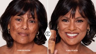 Makeup for Pigmentation How To Cover Hyperpigmentation Using Foundation  Charlotte Tilbury [upl. by Anitnas648]