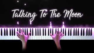 Bruno Mars  Talking To The Moon  Piano Cover with Strings with Lyrics amp PIANO SHEET [upl. by Akena]