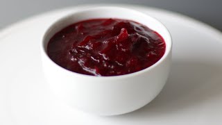 How to Make Cranberry Sauce From Scratch  Homemade Cranberry Sauce Recipe [upl. by Nodnal]