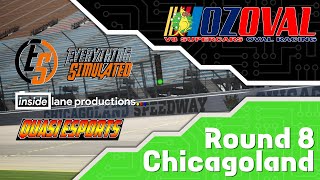 Everything Simulated V8SC Racing Round 8  Chicagoland Speedway [upl. by Akvir]