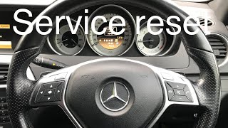 Mercedes EClass  Service Reset  20092015 W212 W207 [upl. by Akemal192]