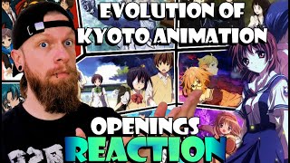 Evolution of Kyoto Animation with Openings Reaction [upl. by Onilecram998]