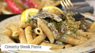 Creamy Steak Penne Pasta A Luxurious Twist on a Classic Dish [upl. by Lerrad719]