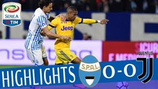 SPAL  Juventus 00  Highlights  Giornata 29  Serie A TIM 201718 [upl. by Wehner]