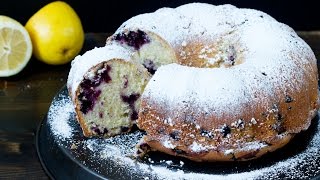 Blueberry Lemon Bundt Cake Recipe [upl. by Enetsuj]