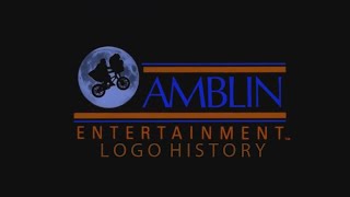 Amblin Entertainment Logo History [upl. by Nylecsoj]