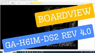 Boardview  Schematic digram  gigabyte GAH61MDS2 REV 40 Schematics Free Dowload [upl. by Barthol312]