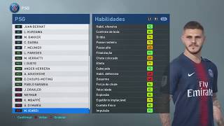 ELENCO PSG 20192020  PES 2019 [upl. by Juliann80]