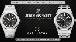 CARLINGTON EXCLUSIVE WATCH 8866  UNBOXING amp REVIEW [upl. by Ecyal]