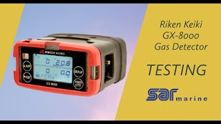 GX8000 Marine Gas Monitor  Portable Multi Gas Detector  RKI Instruments  Sar Marine [upl. by Kinchen608]