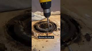 DIY My Cast Iron Offset Toilet Flange Repair [upl. by Sigmund116]