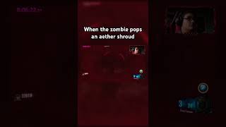 When the zombie pops an aether shroud blackops3 codzombies bo3zombies callofduty ascension bo3 [upl. by Akiehsal]