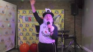 Uncle Moishy sings at Misameach [upl. by Einapets25]