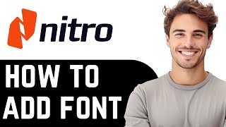 How To Add Font in Nitro PDF  StepbyStep Tutorial [upl. by Pedrick849]