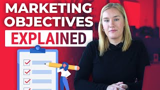 Marketing Objectives Explained  10 Examples [upl. by Sawyere]