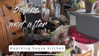 Before and after hoarder house cleaning [upl. by Tteirrah]